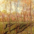 Bäume im Winter Ansicht von Bennecourt II Claude Monet Szenerie